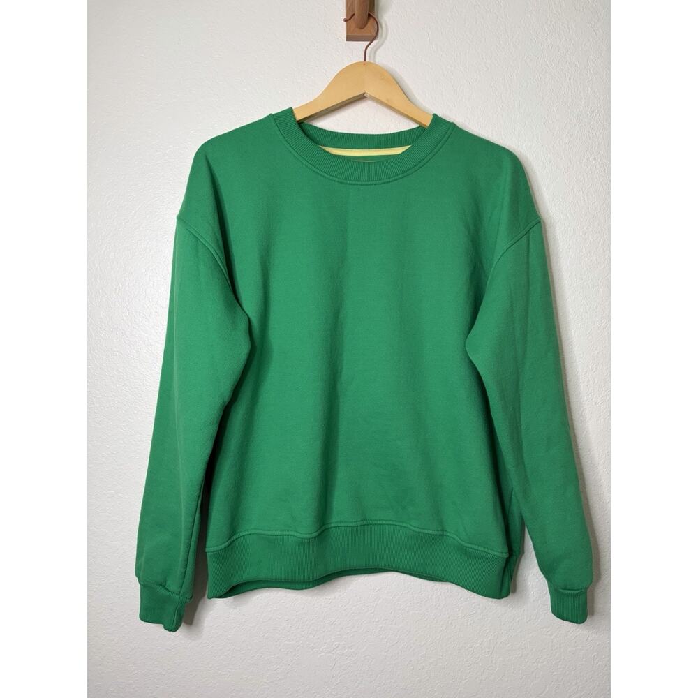 COURTLIFE Happiest On The Court Pickleball Green Sweatshirt Size 2